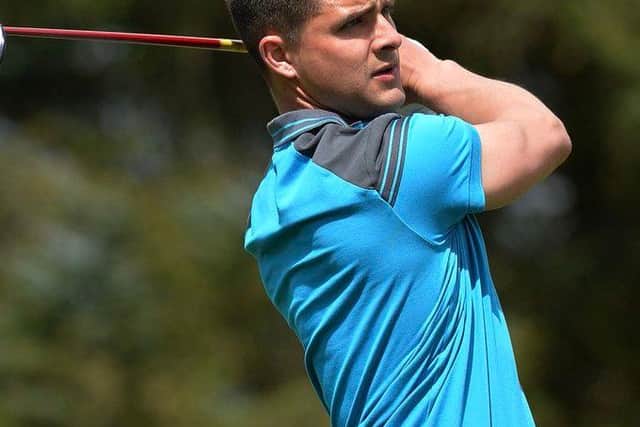 Tom Higson won the Travelling The Fairways Pro-Am at Dumbarnie Links by six shots with his 16-under-par total for 36 holes