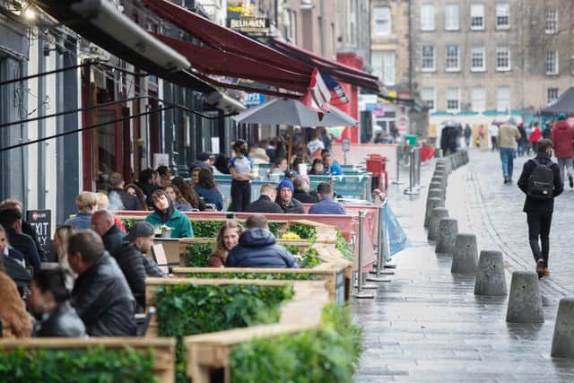 Scots are worried about pubs closing down due following tax hikes by the Chancellor. Picture: Scott Louden.