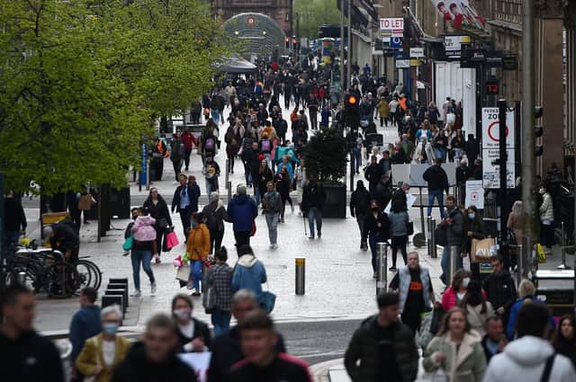 Aside from a few pedestrianised areas, much of Scotland's transport system is optimised for shifting bits of metal about (Picture: Andy Buchanan/AFP via Getty Images)