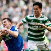 Celtic's Hyeon-gyu Oh fouls Rangers defender John Souttar after coming off the bench during last Saturday's Old Firm encounter.  (Photo by Craig Williamson / SNS Group)