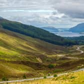 The view of Loch Maree from Glen Doherty is on the North Coast 500 scenic route around the Highlands. Picture: Getty Images/iStockphoto