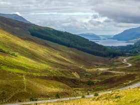 The view of Loch Maree from Glen Doherty is on the North Coast 500 scenic route around the Highlands. Picture: Getty Images/iStockphoto