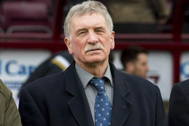 Busby at Tynecastle Park in 2015. Piture: SNS