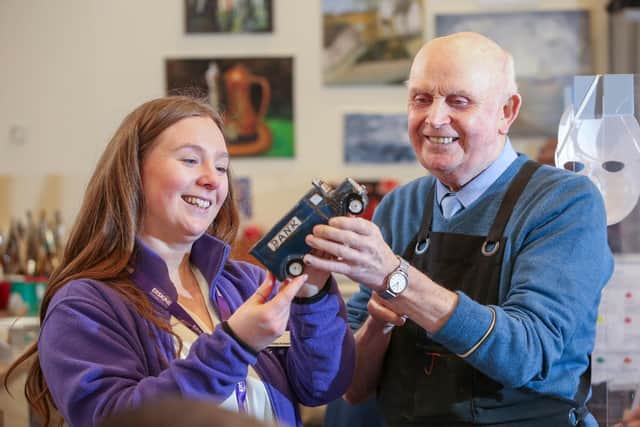 Caitlin Brown and Jim McGoran from Erskine Veteran Charity