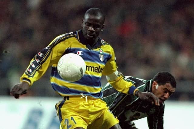 Thuram during his playing days with Parma in 2000.