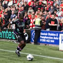 Luiyi de Lucas and Duk in action during Livingston and Aberdeen's 0-0 draw in West Lothian.