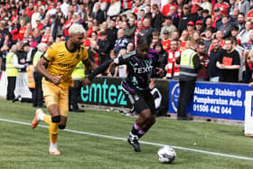 Luiyi de Lucas and Duk in action during Livingston and Aberdeen's 0-0 draw in West Lothian.