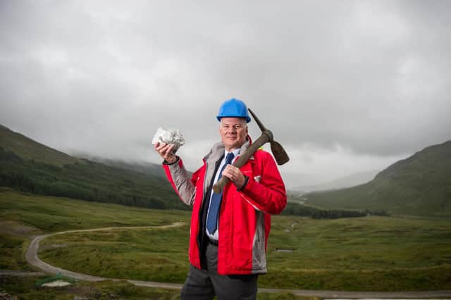 Richard Gray is the chief executive of Scotgold Resources, the company behind the development of a precious metals mine near Tyndrum. Picture: John Devlin