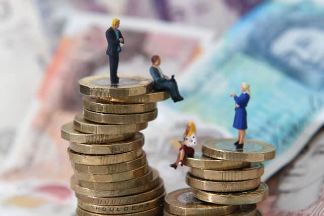 The gender pay gap has widened across several Scottish public bodies. Picture: Joe Giddens/PA
