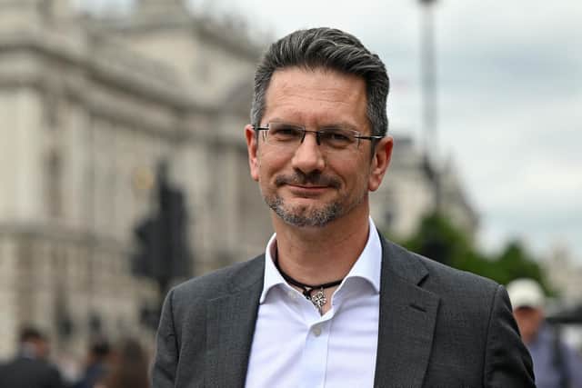 Conservative MP Steve Baker walks past the House of Commons in central London on July 6th. Photo: JUSTIN TALLIS / AFP via Getty Images.