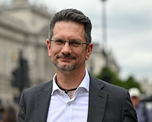 Conservative MP Steve Baker walks past the House of Commons in central London on July 6th. Photo: JUSTIN TALLIS / AFP via Getty Images.
