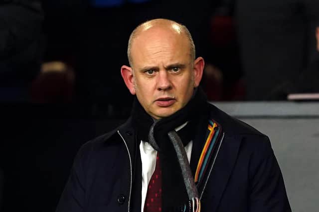 Patrick Stewart started his new Rangers CEO role on Monday - the day after the defeat to Celtic in the Premier Sports Cup final.