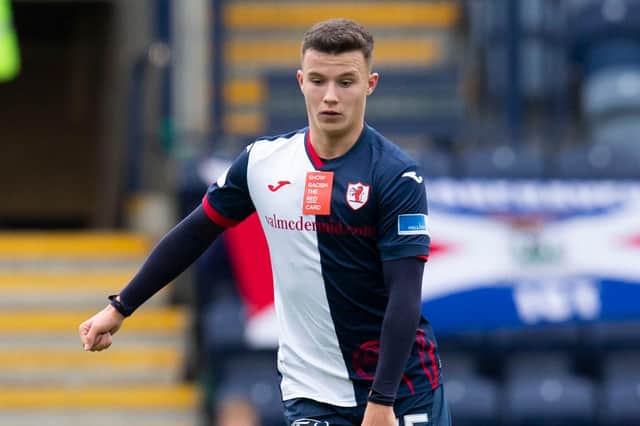 Dylan Tait bid farewell to Raith Rovers after the 0-0 draw with Dunfermline on Sunday (Photo by Bruce White / SNS Group)