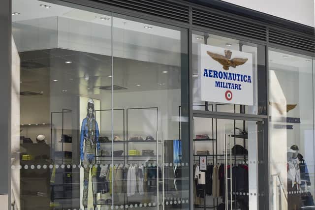 Edinburgh welcomes Italian fashion brand Aeronautica Militare's first UK store, opening in St James Quarter.
