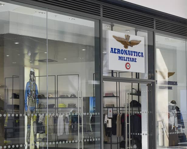 Edinburgh welcomes Italian fashion brand Aeronautica Militare's first UK store, opening in St James Quarter.