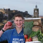 Peter Sawkins: the star of the Great British Bake Off has helped to highlight the benefits of buying fresh, local Scottish produce as part of the campaign