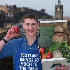 Peter Sawkins: the star of the Great British Bake Off has helped to highlight the benefits of buying fresh, local Scottish produce as part of the campaign