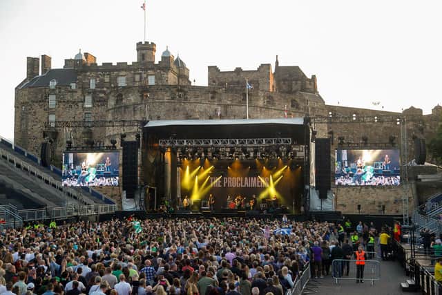 The Proclaimers performing at Edinburgh Castle in 2019. Picture: Scott Louden