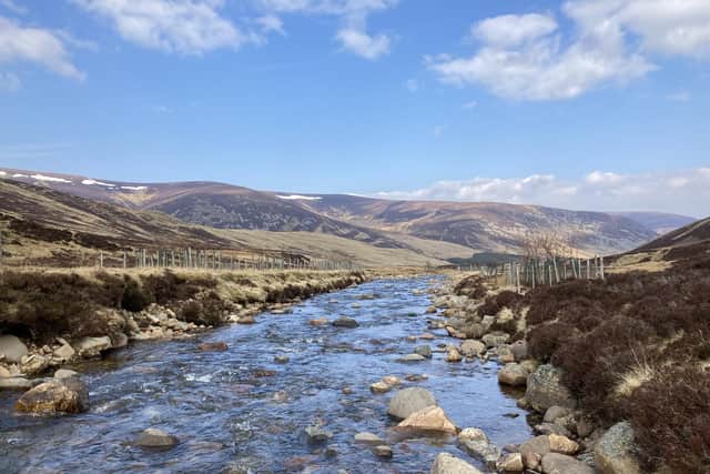 Clunie Water in the Cairngorms