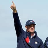 Bryson DeChambeau with US vice-captain Phil Mickelson during last year's Ryder Cup at Whistling Straits. Picture: Patrick Smith/Getty Images.
