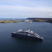 Cruise ships will be able to come ashore at Stornoway Port for the first time with the opening of the £49 deep water terminal next summer, with around 60,000 passengers expected to arrive every year. PIC: Stornoway Port Authority.