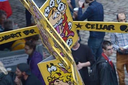 The Pleasance Courtyard is one of the most popular draws for Fringe audiences.