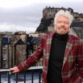 Sir Richard Branson in Edinburgh. Picture: PA