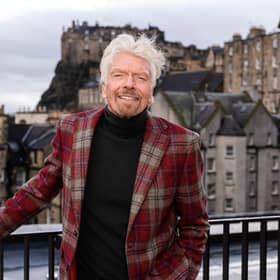 Sir Richard Branson in Edinburgh. Picture: PA