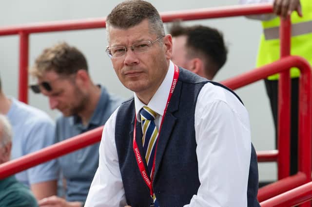 SPFL chief executive Neil Doncaster has described the signing of set-up's new TV as one of the great days across his 13-year tenure.  (Photo by Mark Scates / SNS Group)