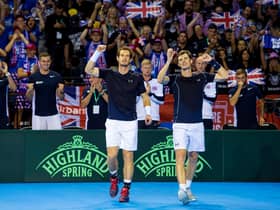 Andy Murray (left) and Jamie Murray have enjoyed memorable doubles victories in Scotland while representing Team GB. In December, they want to serve up a win for their home nation.