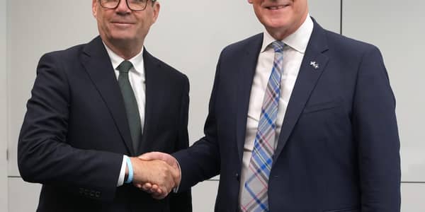 Prime Minister Andy Burnham and First Minister John Swinney.