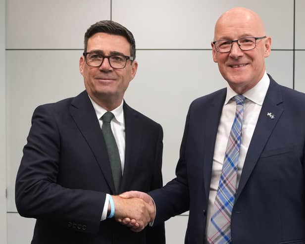 Prime Minister Andy Burnham and First Minister John Swinney.