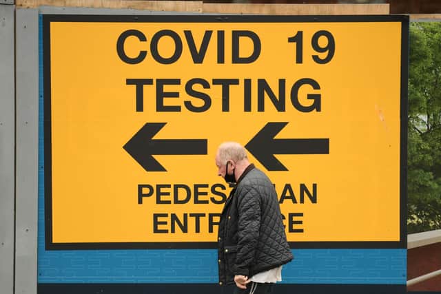 The Scottish Government has said there are no plans for mass testing of fans at the Euros. Picture: OLI SCARFF/AFP via Getty Images