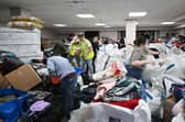 Helping Ukraine Campaign at Hindu Mandir Glasgow. Picture: John Devlin/JPIMedia