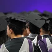 Students during a graduation ceremony. Joe Giddens/PA Wire