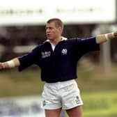 Former Scotland player Craig Chalmers has been diagnosed with prostate cancer. Pic: Jamie McDonald /Allsport