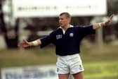 Former Scotland player Craig Chalmers has been diagnosed with prostate cancer. Pic: Jamie McDonald /Allsport