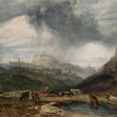 Edinburgh from below Arthur’s Seat, 1801, by JMW Turner at the RSA