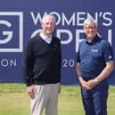 Peter Zaffino, CEO of AIG, and Martin Slumbers, CEO of The R&A, pictured at Walton Heath after announcing the continued partnership between the two organisations of the AIG Women's Open. Picture: The R&A.