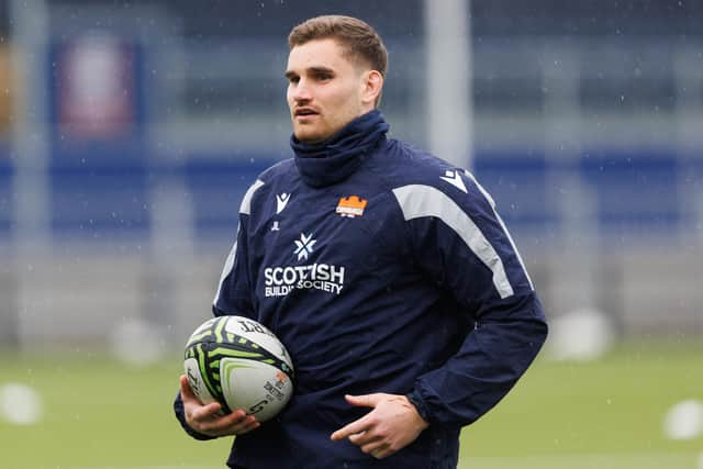 Centre James Lang will play at full-back for Edinburgh in their winner-takes-all clash with Benetton in Treviso. (Photo by Ross Parker / SNS Group)