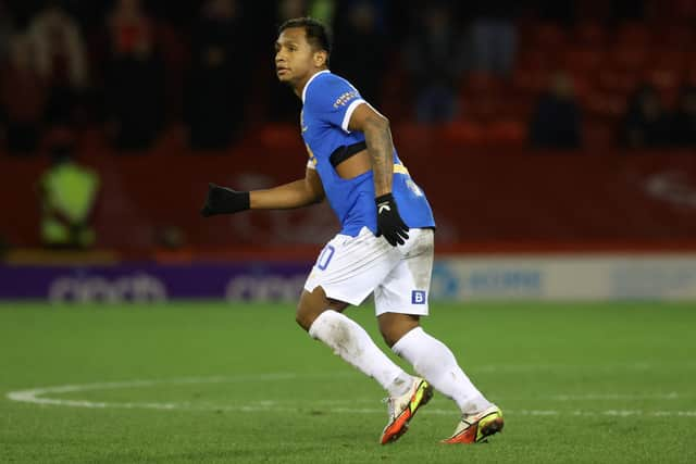 Rangers striker Alfredo Morelos is working his way back from injury. (Photo by Craig Williamson / SNS Group)