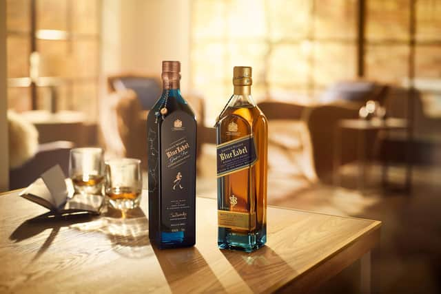 FTSE-100 spirits giant Diageo has a vast portfolio that includes Johnnie Walker whisky, pictured, Guinness stout and Smirnoff vodka.