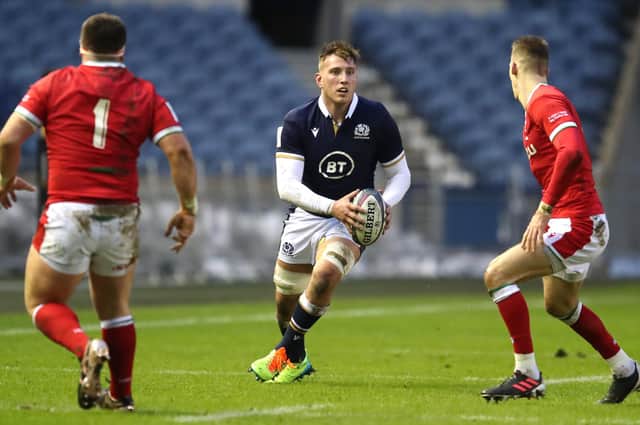 Matt Fagerson will miss Scotland's match against France due to an ankle injury. Picture: Jane Barlow/PA