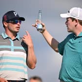 Ewen Ferguson (left) and Bob MacIntyre are two of five Scots competing in the DP World Tour Championship in Dubai this week. (Photo by Stuart Franklin/Getty Images)