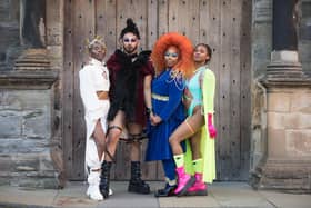 Divine Tasinda, Rhys Hollis, Andrea Baker and Kheanna Walker have collaborated on the new touring film exhibition OMOS. Picture: Washington Gwande