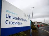 University Hospital Crosshouse in Kilmarnock. Photo by ANDY BUCHANAN/AFP via Getty Images