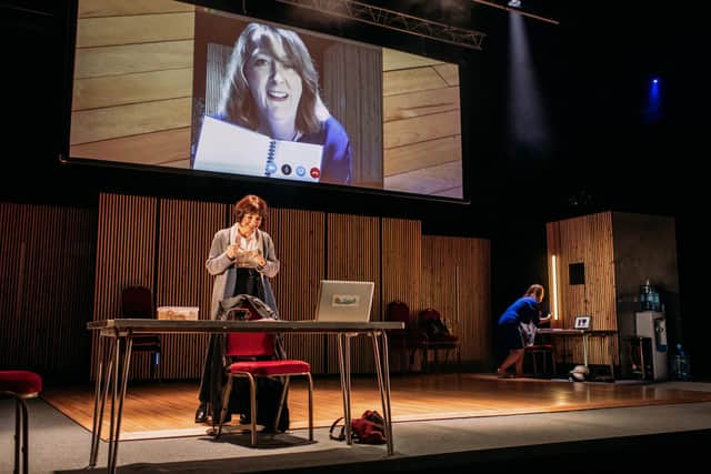 Gabriel Quigley and Hannah Donaldson are starring in the new National Theatre of Scotland show The Enemy. Picture: Mihaela Bodlovic