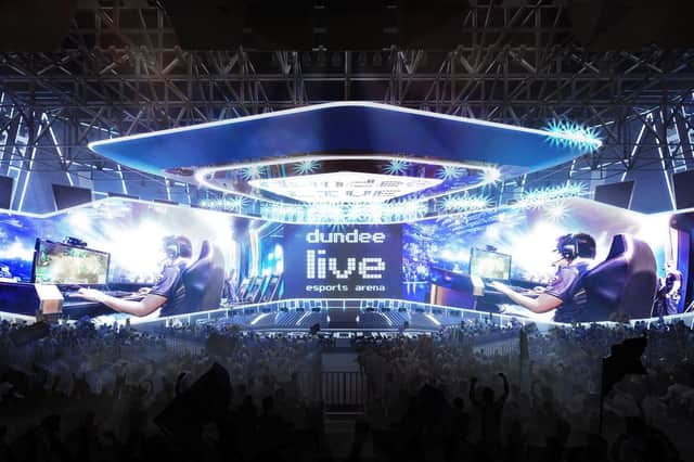 Gamers from around the world are expected to flock to Dundeee once its 4000-capacity esports arena is up and running.