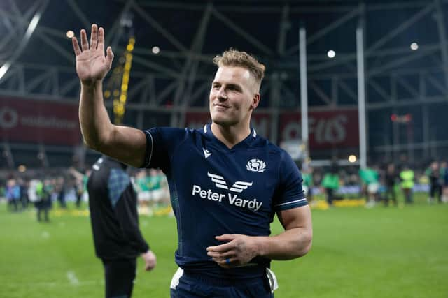 Duhan van der Merwe scored five tries for Scotland in the 2024 Six Nations.