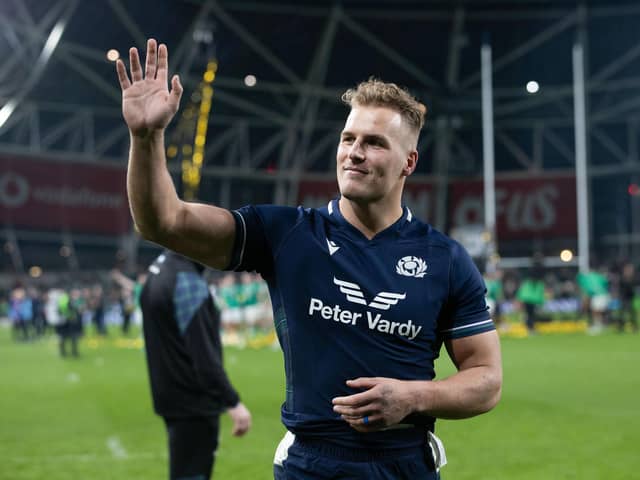 Duhan van der Merwe scored five tries for Scotland in the 2024 Six Nations.